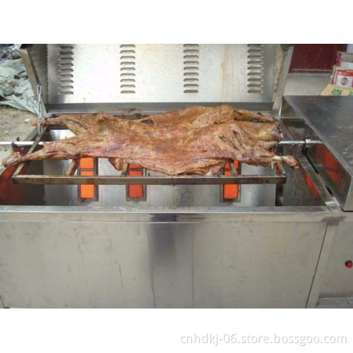 Flameless infrared ceramic gas burner for barbecue roaster grill